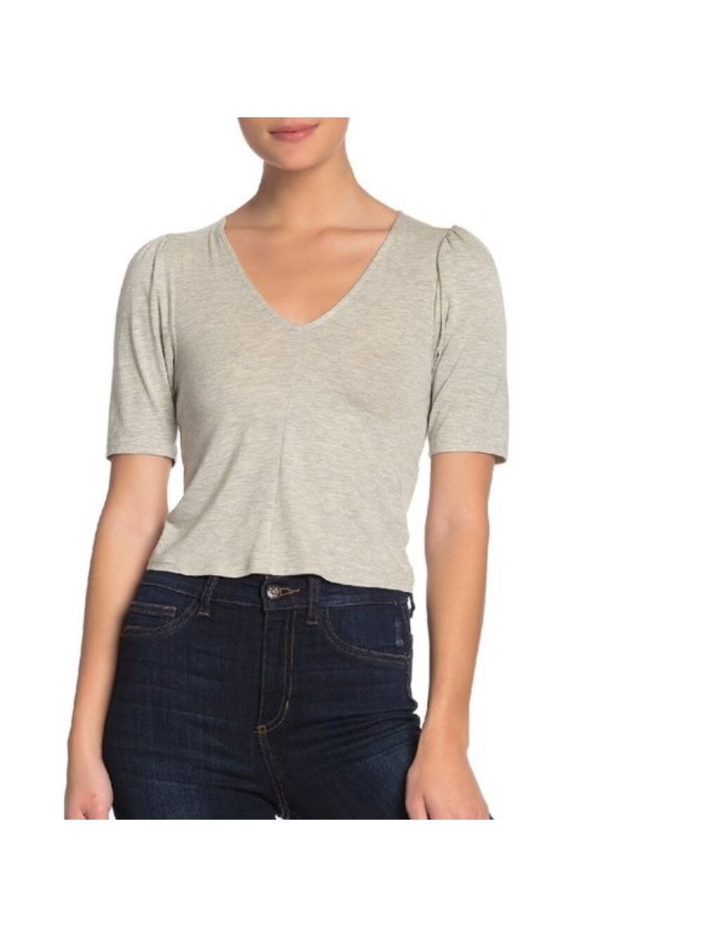 HIATUS V-Neck Puff Sleeve Top